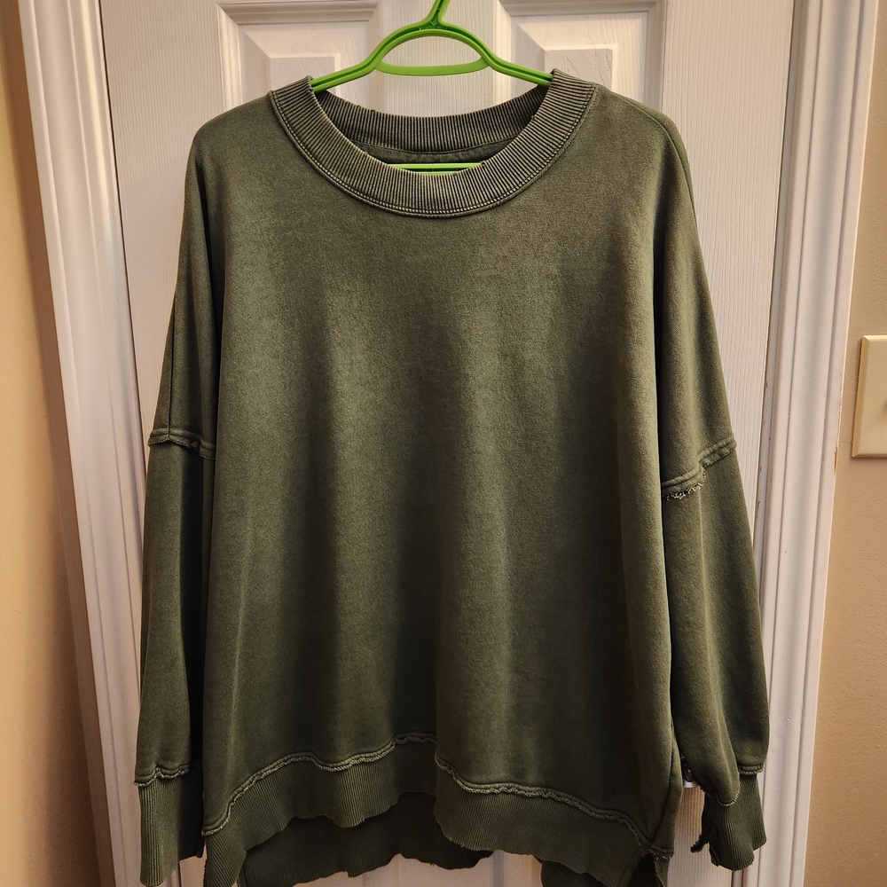Aerie Oversized Crew Neck Sweater